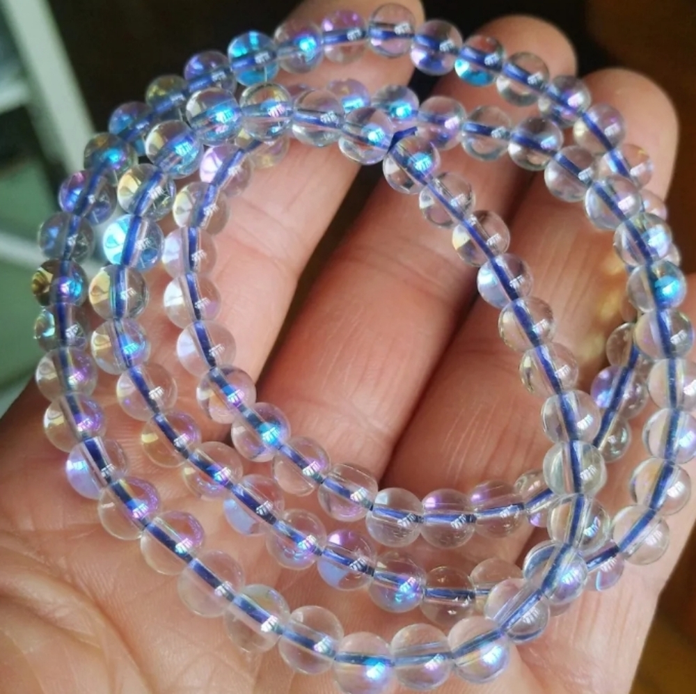 NEW! GORGEOUS ANDARA CRYSTAL REIKI Beaded Bracelet Wrap